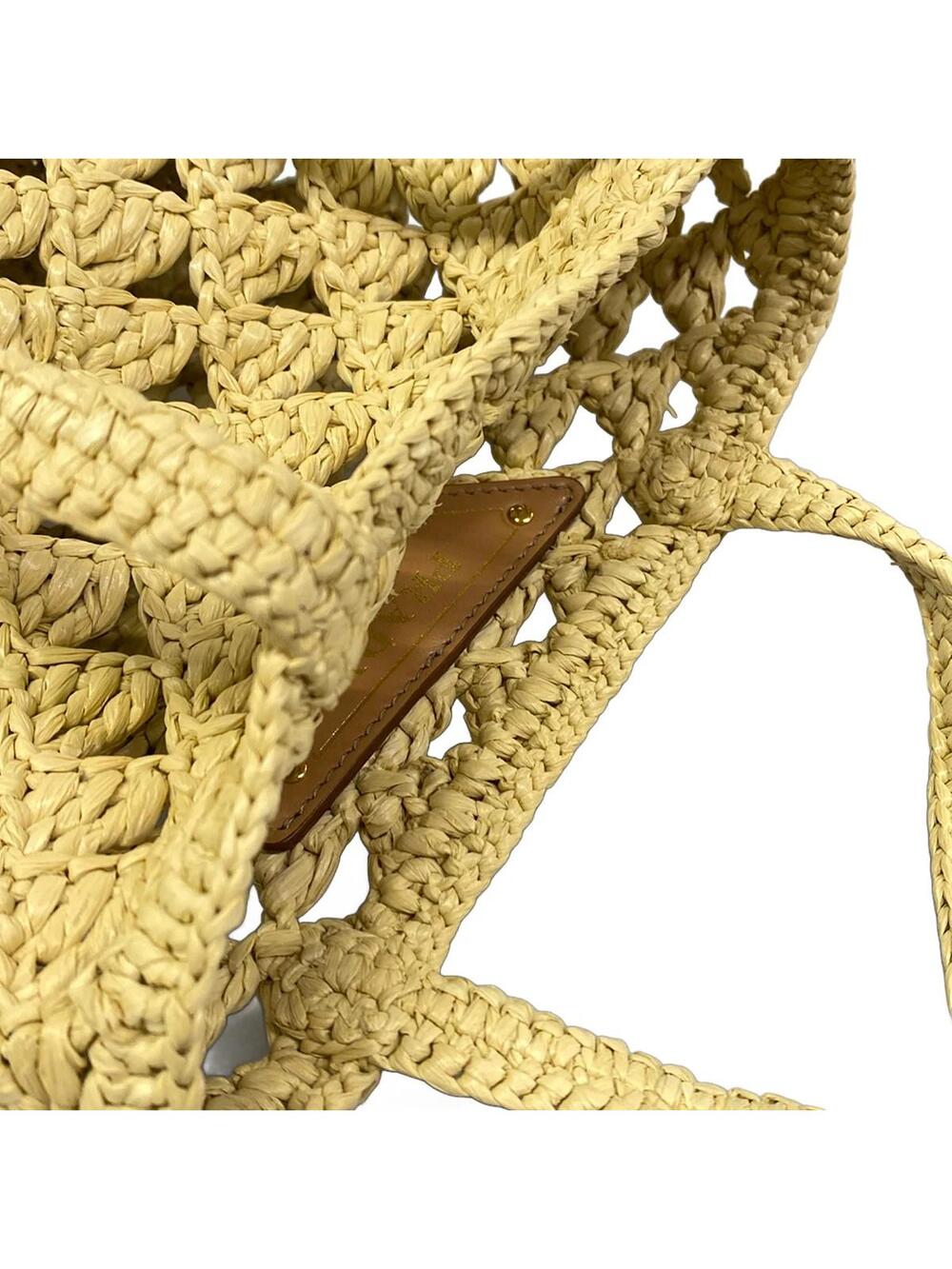 Prada Beige Raffia Shoulder Bag #305575P84B - Picture 15 of 15
